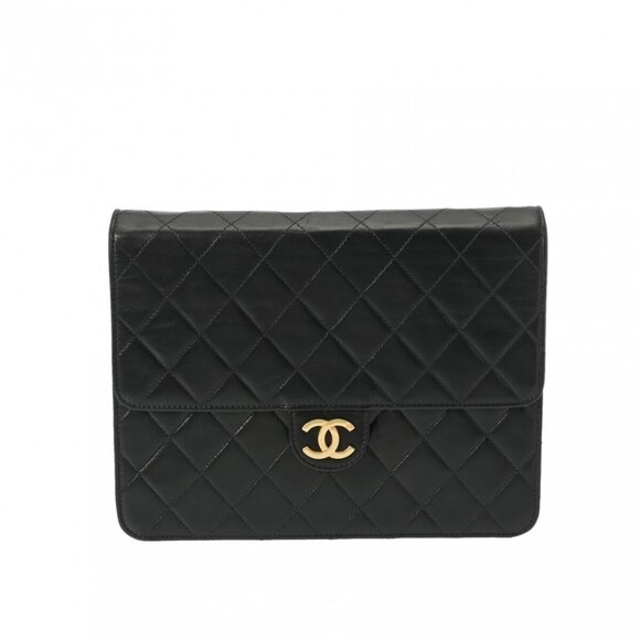 CHANEL Matrasse Push lock Black/Noir shoulder bag 800000133365000 - Picture 1 of 10